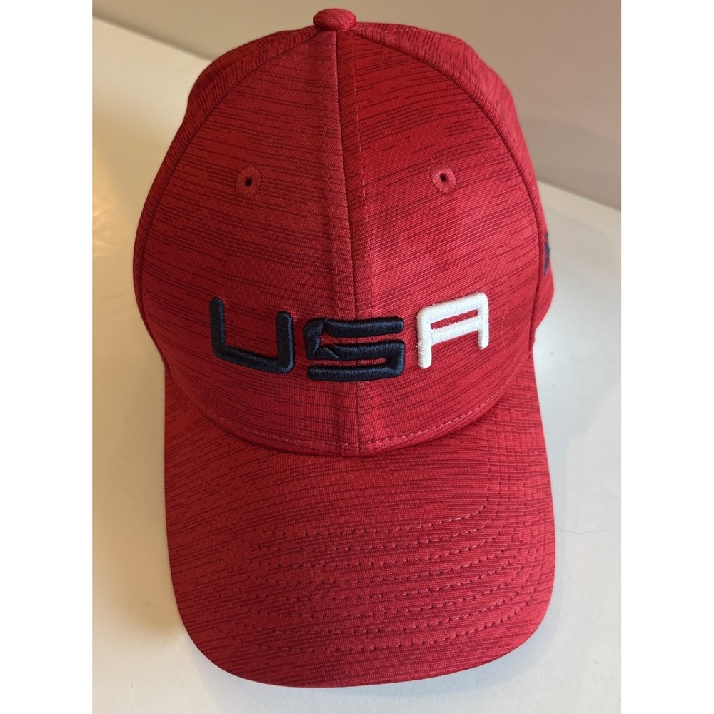 'New Era' Adjustable 9FIFTY Ryder Cup 2023 Team USA Snapback Hat Red Golf Cap
